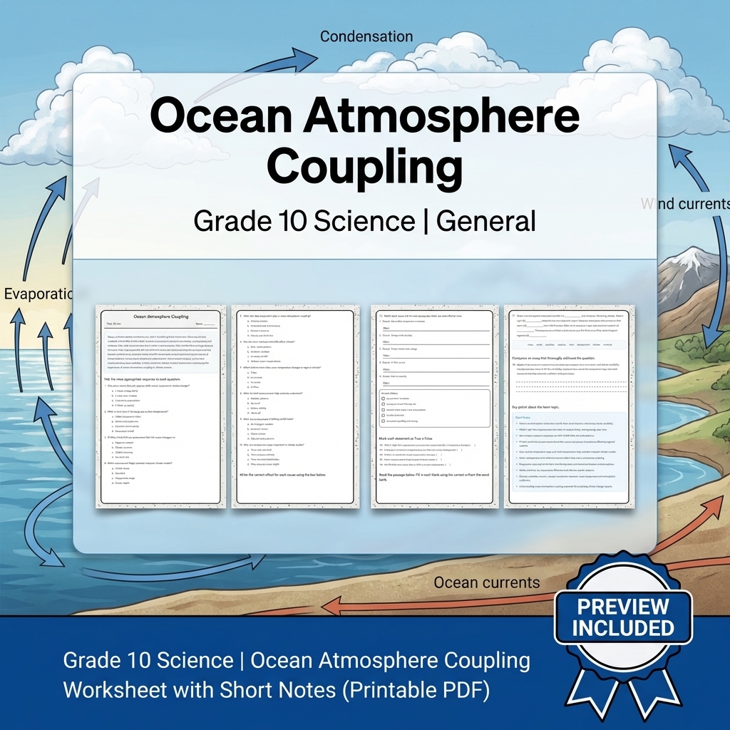 Grade 10 Science Modeling & Evidence Reasoning Full-Year Bundle | General — included worksheet 26