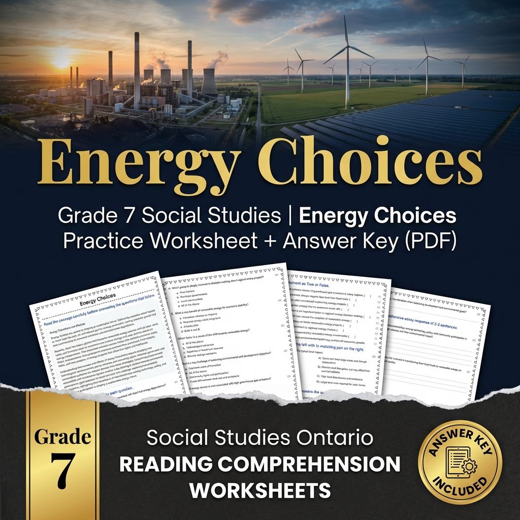 Grade 7 Social Studies Bundle | Human-Environment Interactions & Global Networks — included worksheet 7