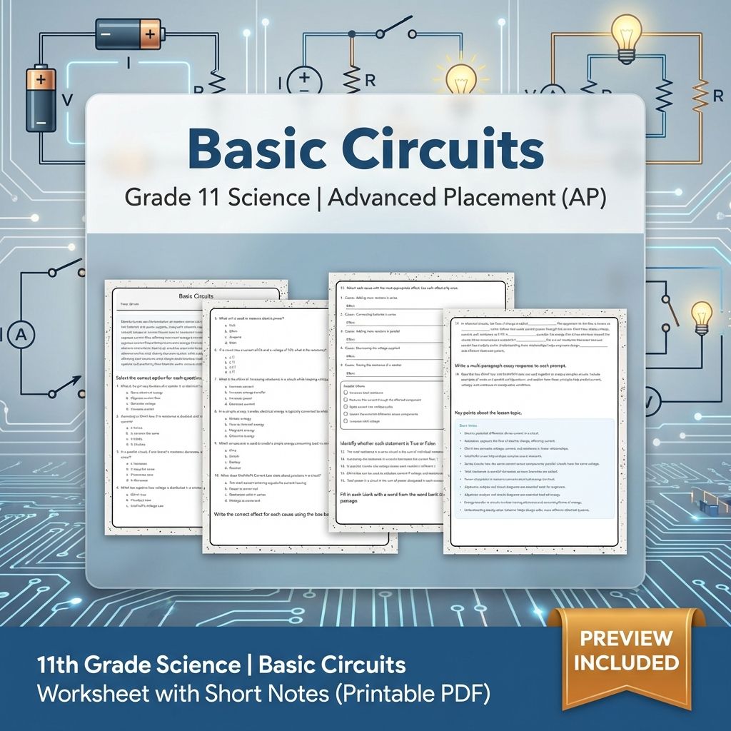 Grade 11 Physics Unit Worksheet Pack | Kinematics, Forces & Energy (Collection) — included worksheet 8
