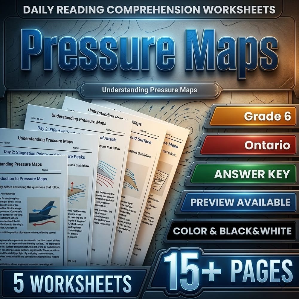 Flight Science Grade 6 Daily Reading Worksheets Bundle | Ontario — included worksheet 6