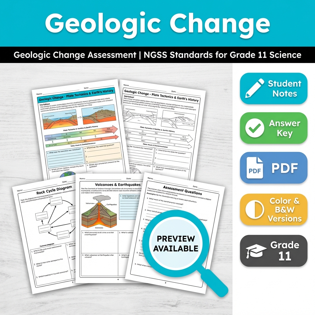 Grade 11 Science Mini Bundle – Earth's Systems Curriculum-Aligned Lesson Pack — included worksheet 4