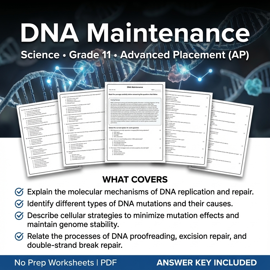 Grade 11 Science Worksheet Bundle | Earth's Systems, Chemistry & Physics — included worksheet 36