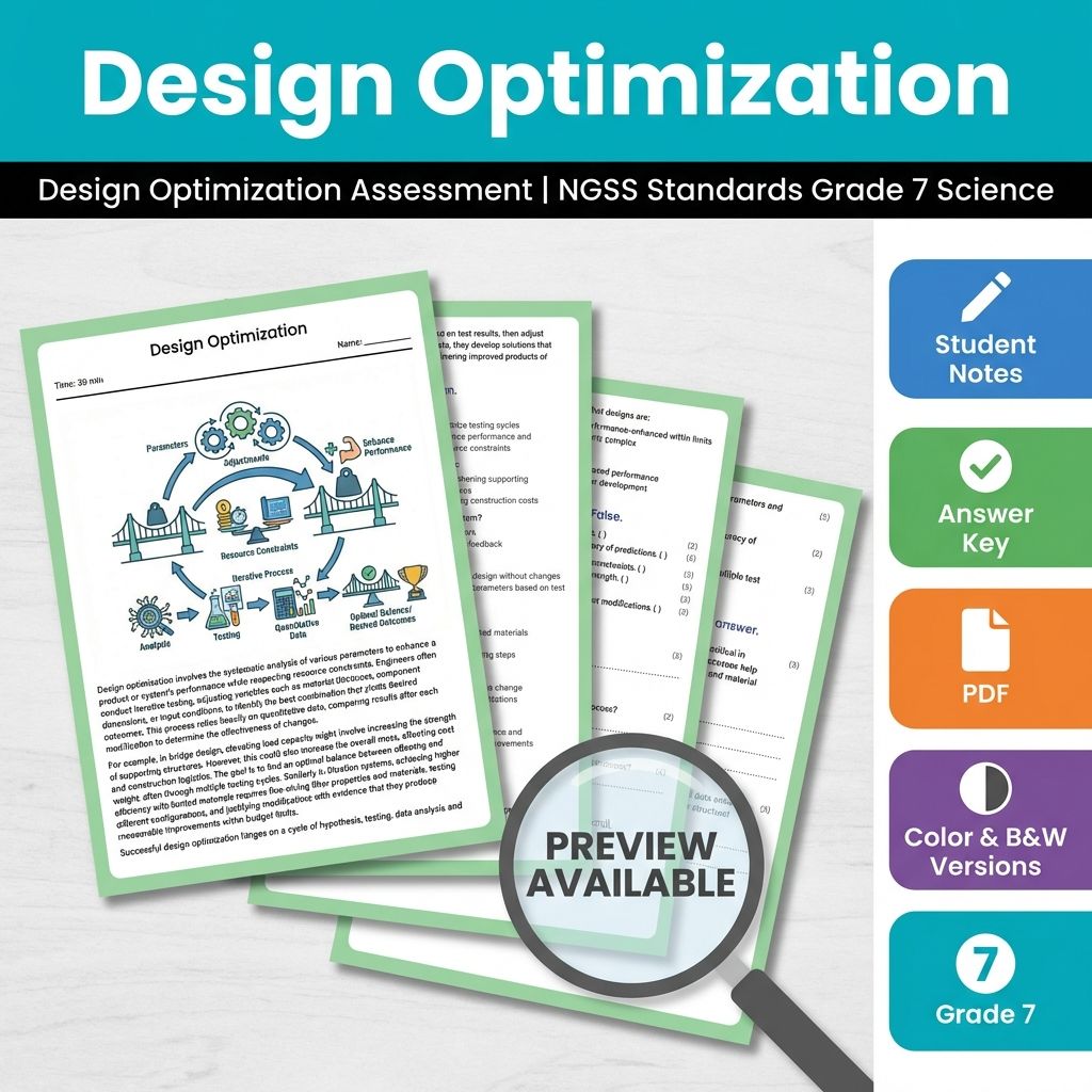 Grade 7 Science Full Year Bundle | NGSS Assessment Worksheets & Resources — included worksheet 28