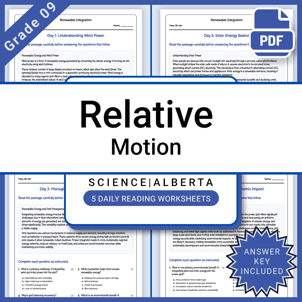 Grade 9 Science Full Year Curriculum Bundle | Genetics, Energy, Physics — included worksheet 37