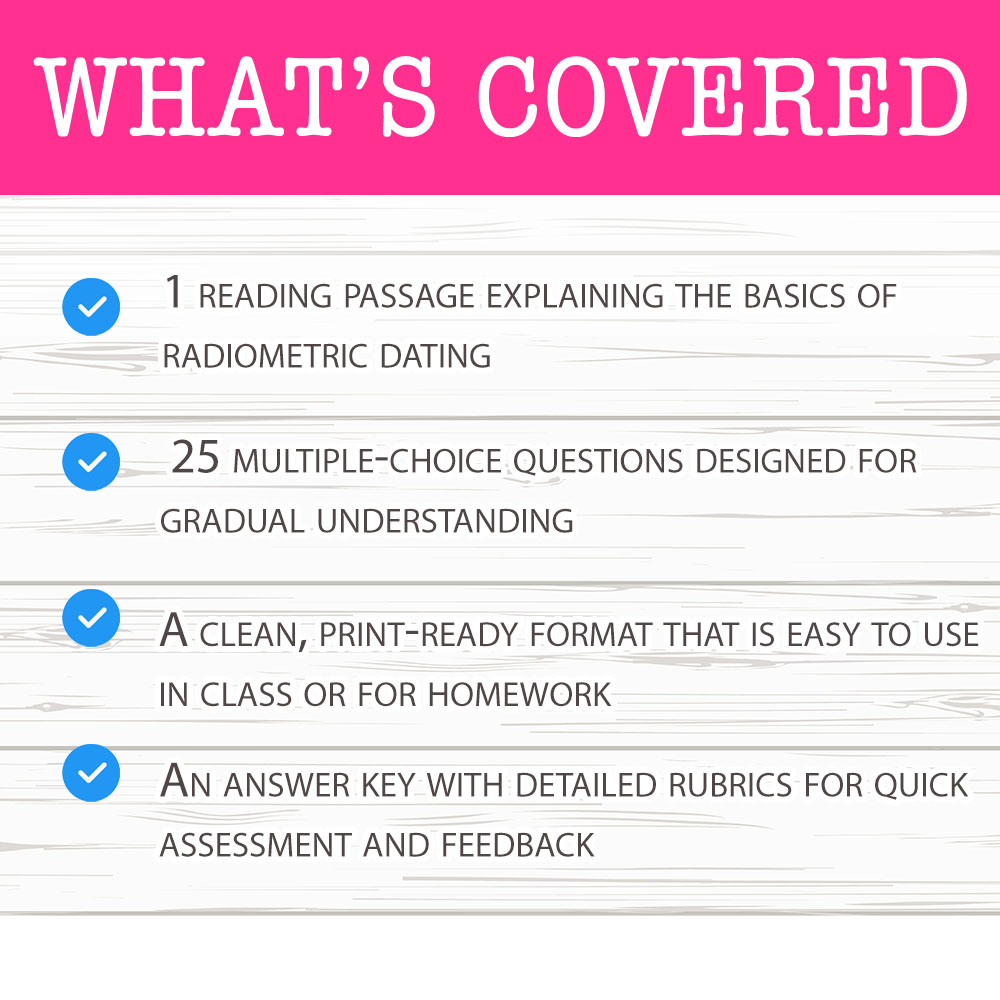 Grade 12 Science worksheet mcq paper worksheet — Grade 12 Science — Worksheet MCQ Paper for Mastering Radiometric Dating —…
