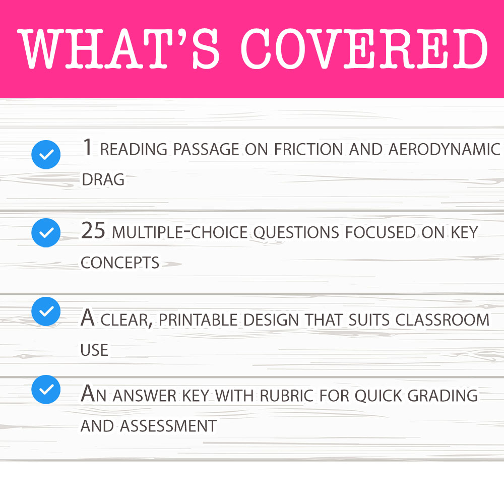 Grade 7 Science worksheet mcq paper worksheet — Grade 7 Science — Friction and Drag Worksheet MCQ Paper for Mastery — page 2
