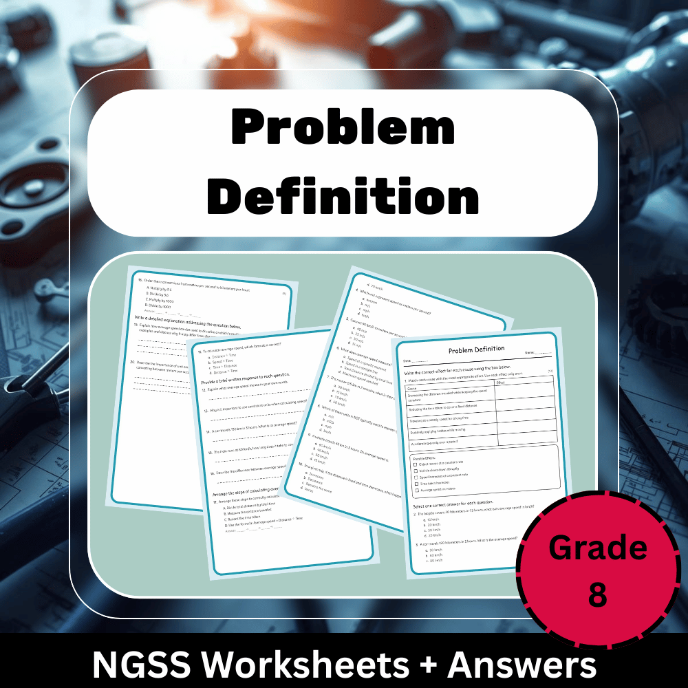 Grade 8 Science Worksheet Bundle | Cells, Climate, Evolution & Energy NGSS — included worksheet 32