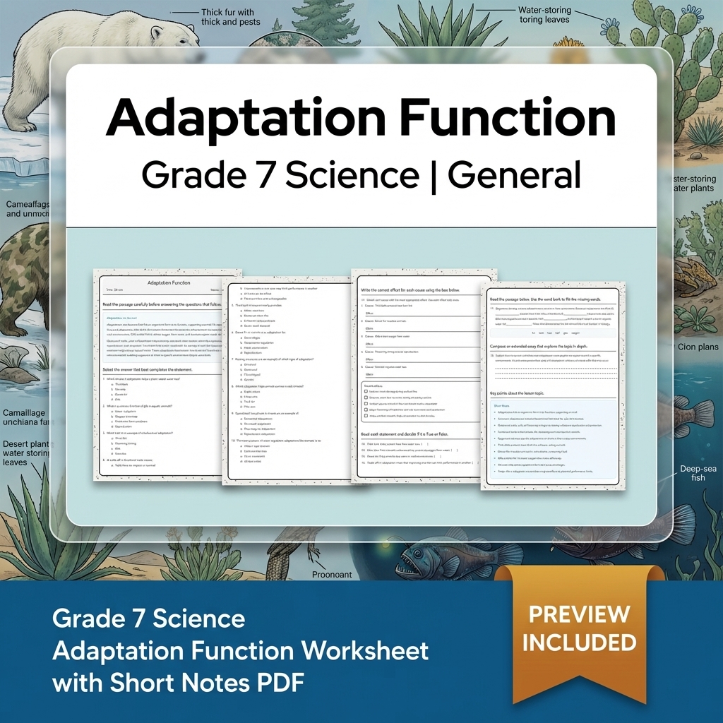 Grade 7 Science Data, Models, and Systems Full-Year Bundle | General Framework — included worksheet 21