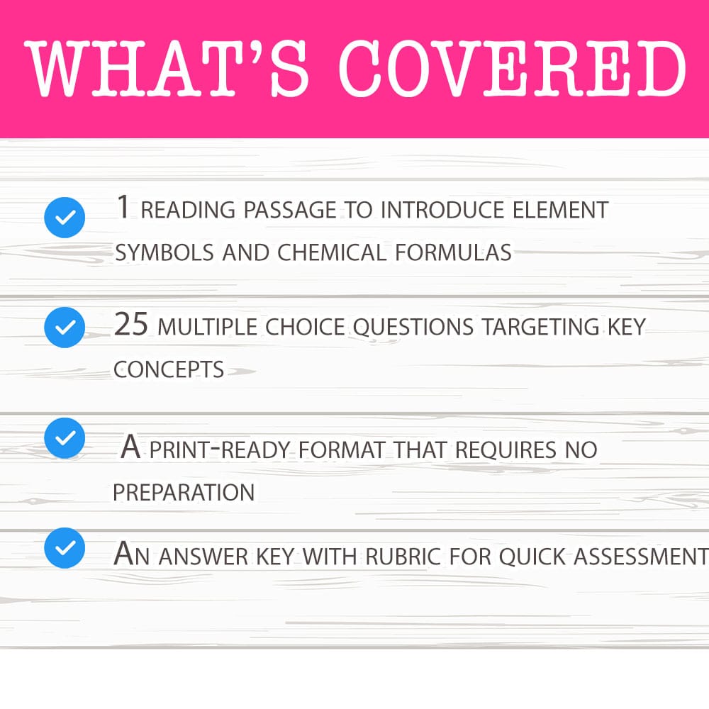 Grade 9 Science worksheet mcq paper worksheet — Grade 9 Science — Worksheet MCQ Paper for Mastering Element Symbols — page 2