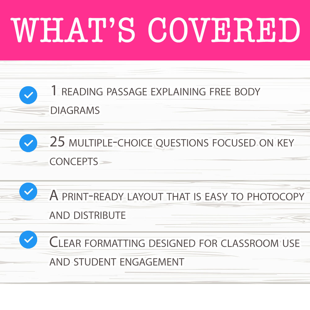 Grade 9 Science worksheet mcq paper worksheet — Grade 9 Science — Worksheet MCQ Paper for Mastering Free Body Diagrams — p…
