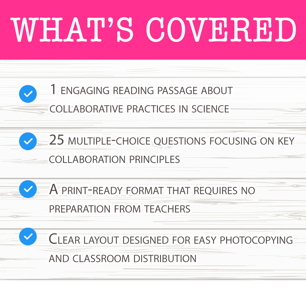 Grade 6 Science worksheet worksheet — Grade 6 Science – Collaborative Practices in Science Worksheet for Mastery — page 2