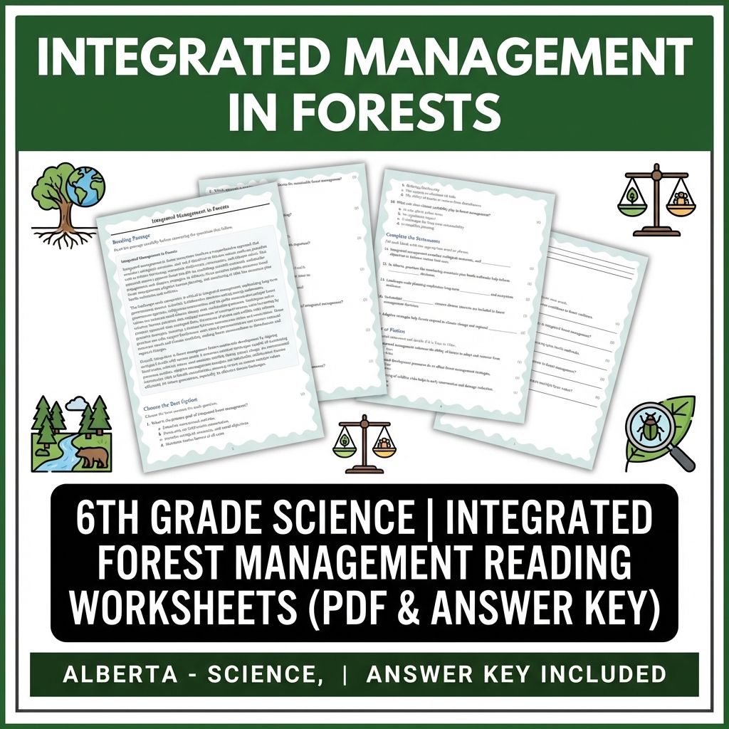 Grade 6 Science Unit Bundle | Ecosystems and Biodiversity (Answer Keys Included) — included worksheet 8