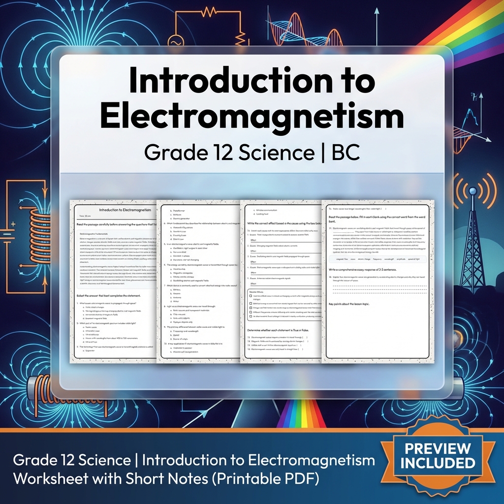 Grade 12 Science Full Year Bundle | Thermochemistry, Earth Systems, Genetics — included worksheet 33