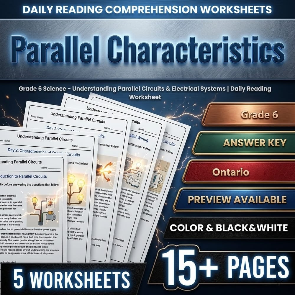 Grade 6 Science Full Year Bundle – Ontario Daily Reading Worksheets — included worksheet 35