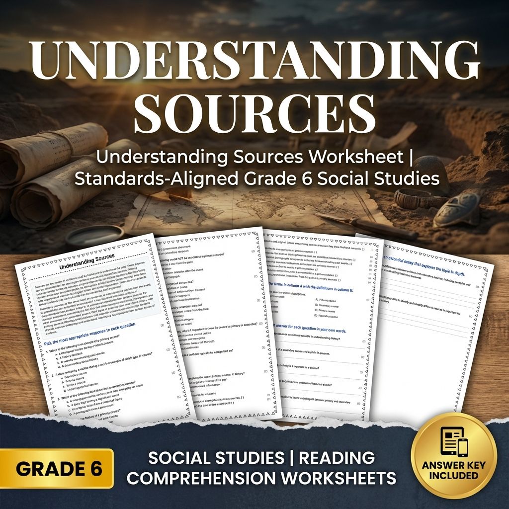 Grade 6 Social Studies Worksheet Bundle – BC Standards & Human-Environment Focus — included worksheet 16