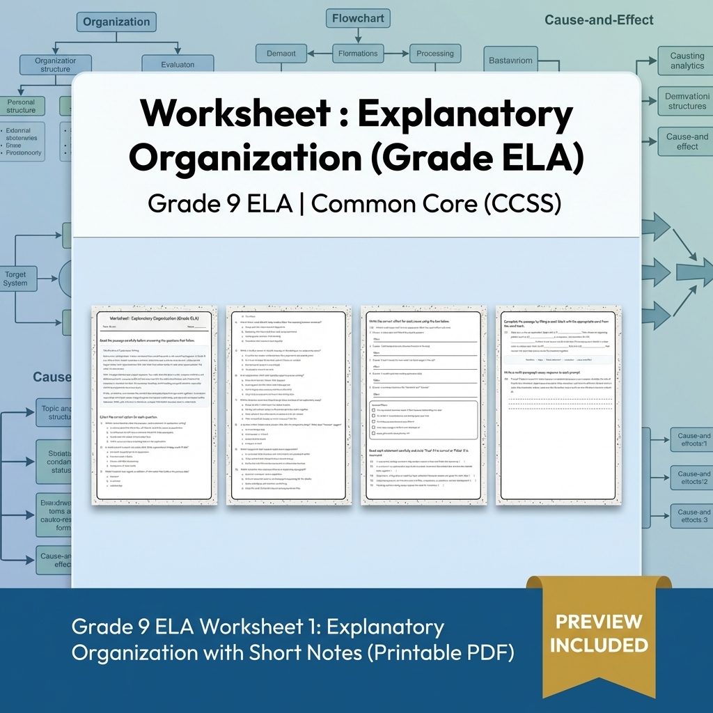 Grade 9 ELA Text Evidence, Argument, and Language Full-Year Bundle CCSS — included worksheet 24