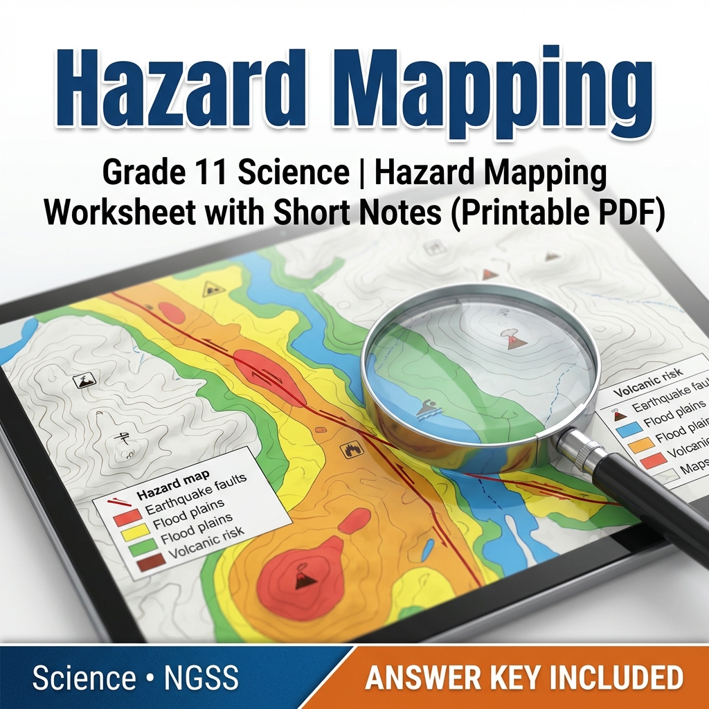 Grade 11 Science NGSS Worksheet Bundle – Ecosystem, Genetics & Physics Topics — included worksheet 35