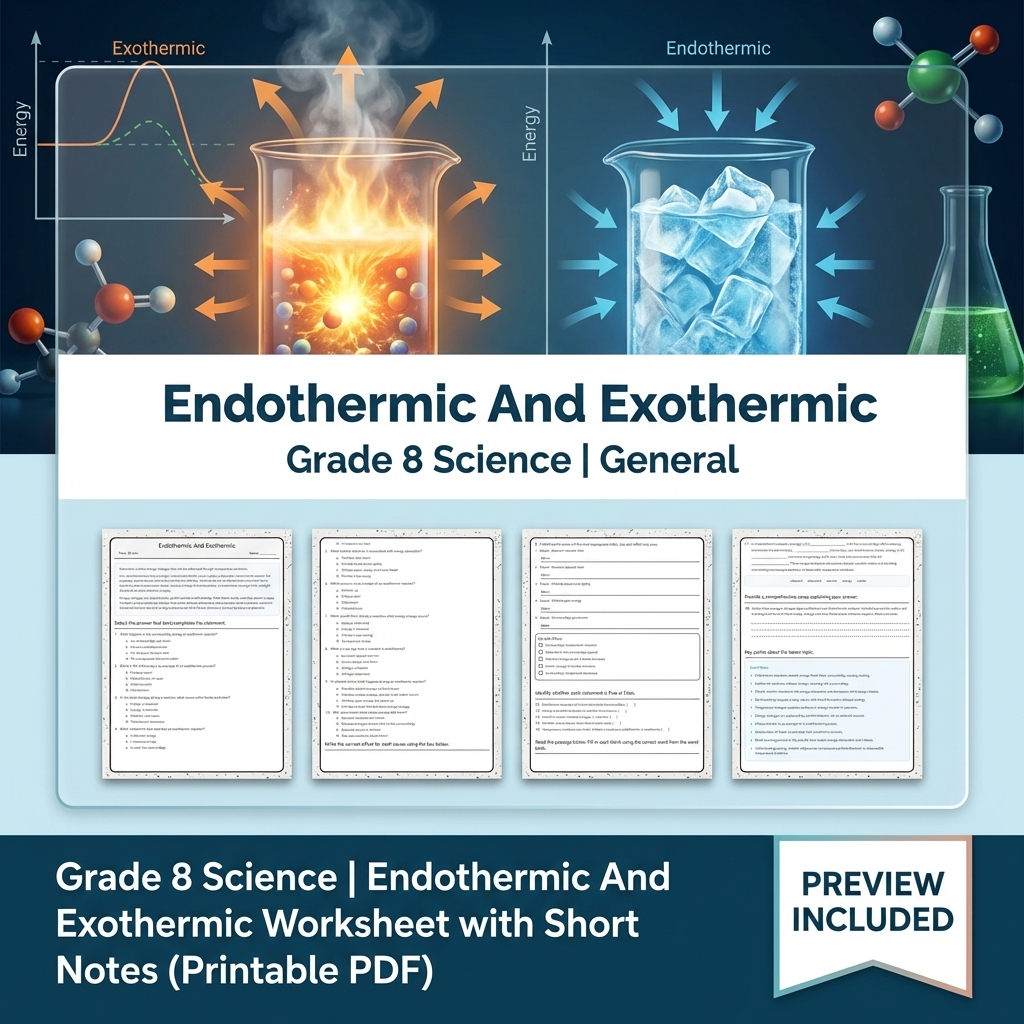 Grade 8 Science Data, Models & CER Full-Year Bundle: General Framework — included worksheet 26