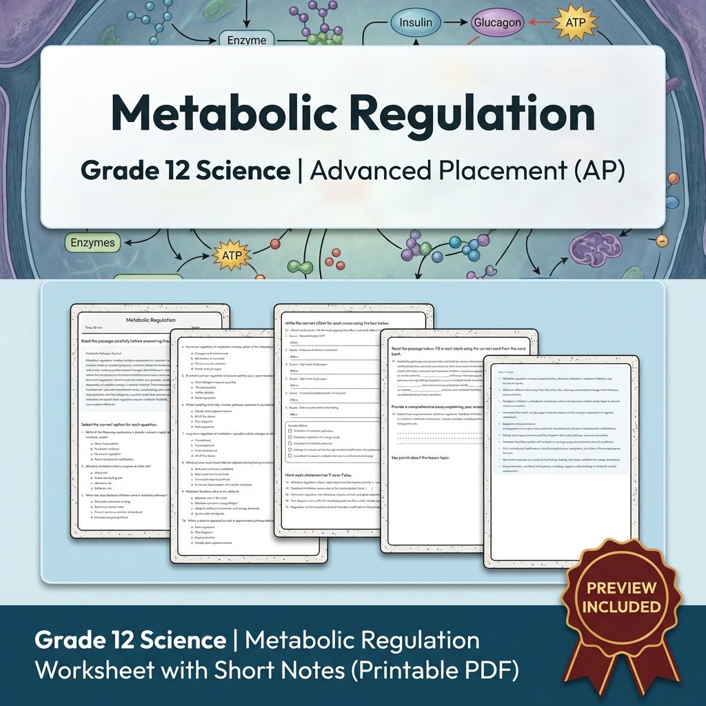Grade 12 Science Worksheet Bundle – Physics & Biology Topics (PDF Collection) — included worksheet 36