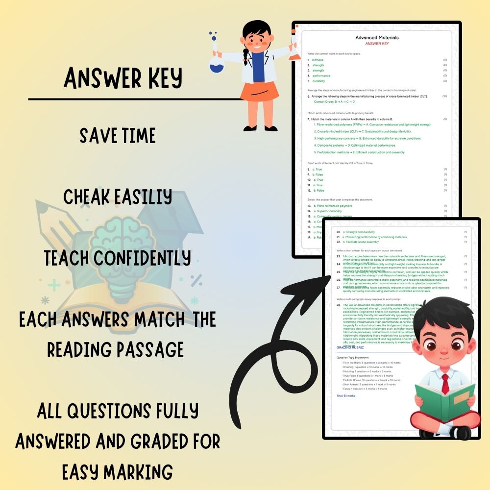 Grade 7 Science worksheet worksheet — 7th Grade Science | Advanced Materials Worksheet (PDF) – Ontario Standards — page 3