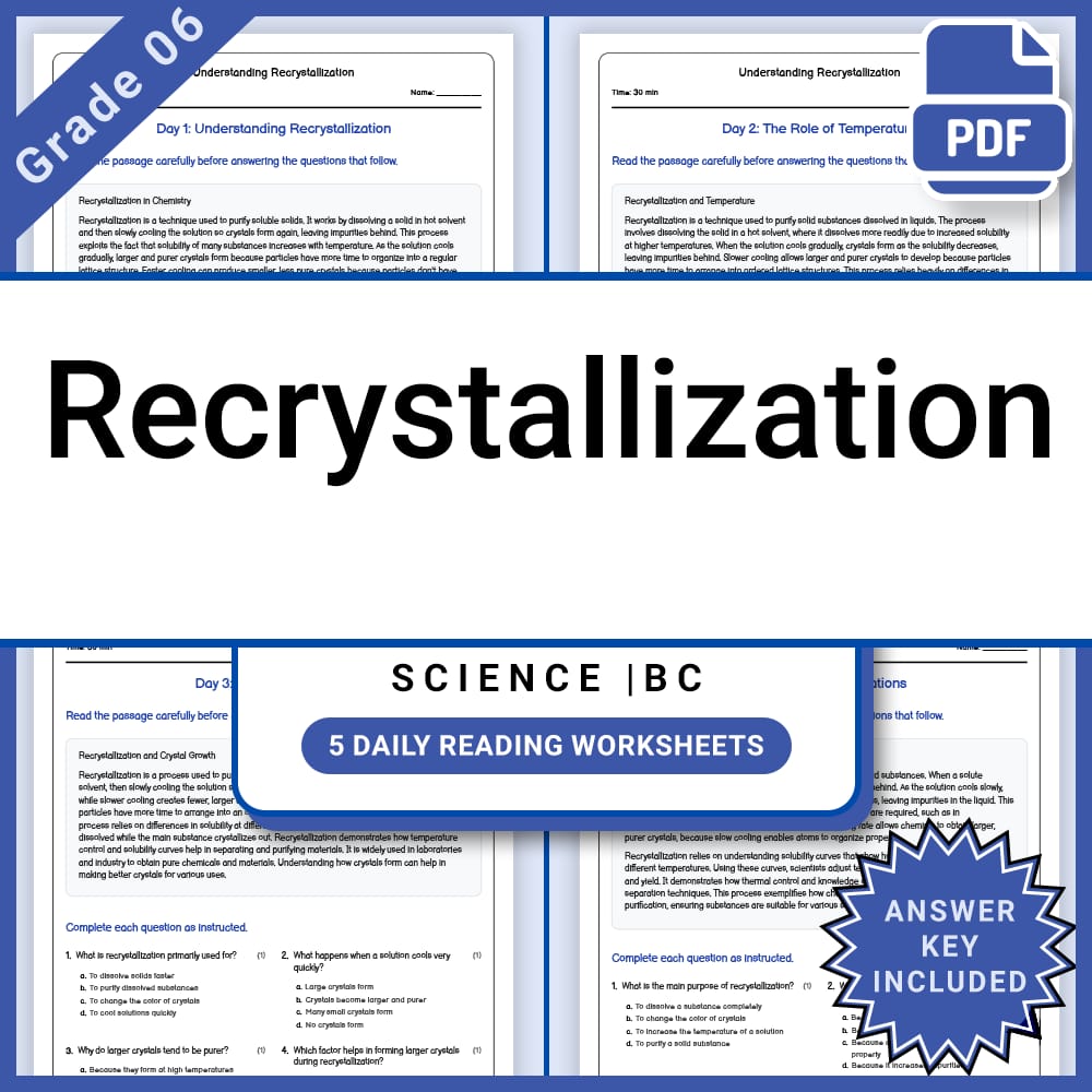 Grade 6 Science Lesson Group Bundle | Inquiry-Based Science Activities — included worksheet 9