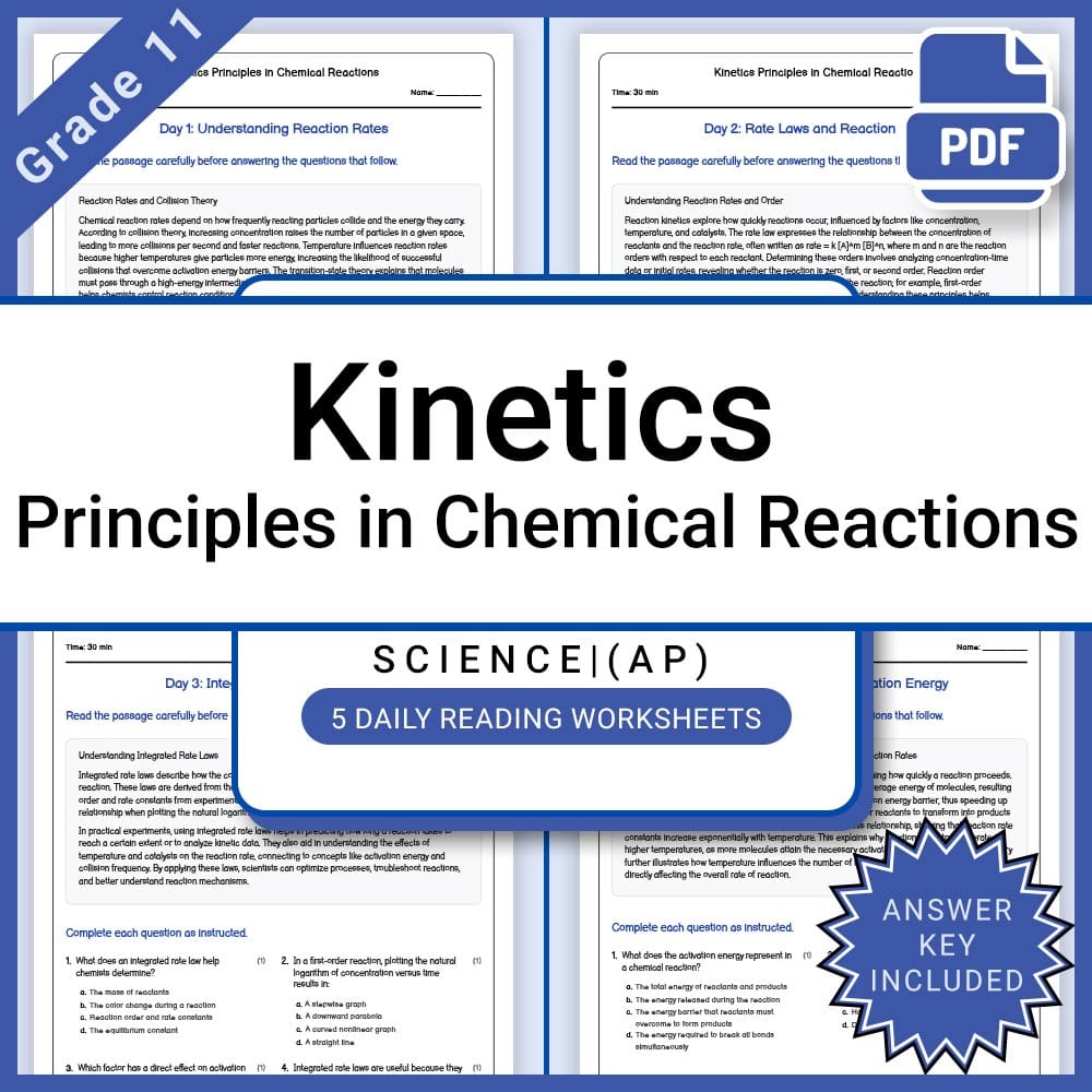 AP Physics Principles Activities & Worksheets | Grade 11 Advanced Placement  — included worksheet 7