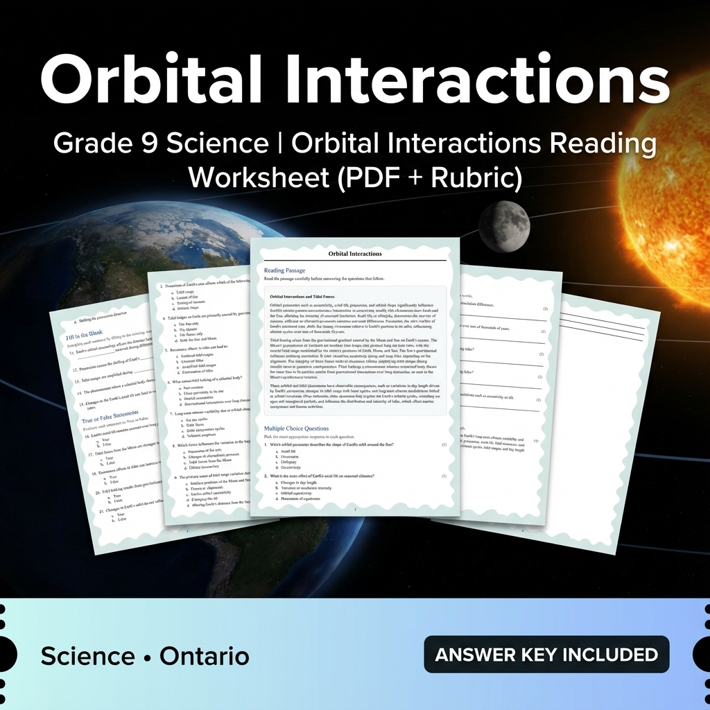 Grade 9 Science Bundle – Comprehensive NGSS-aligned Activities & Answer Keys — included worksheet 45