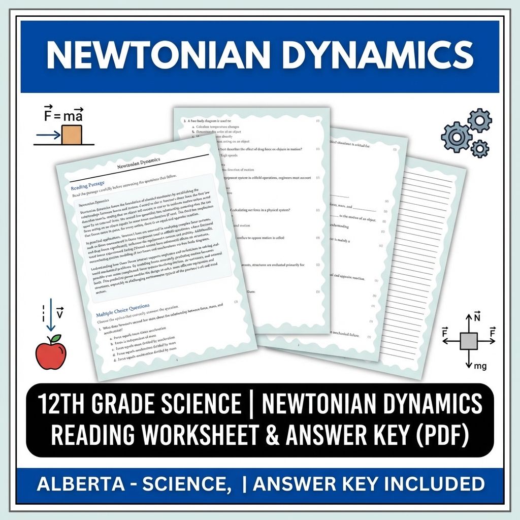 Grade 12 Science UNIT Bundle – Waves, Nuclear & Electromagnetism Worksheets — included worksheet 8