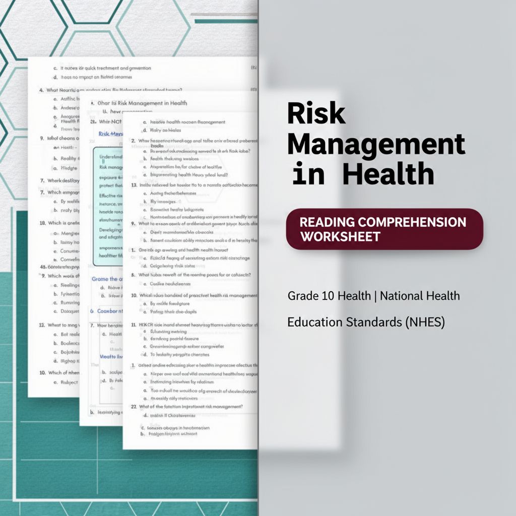 Grade 10 Health | Decision-Making Skills Unit Bundle  — included worksheet 5
