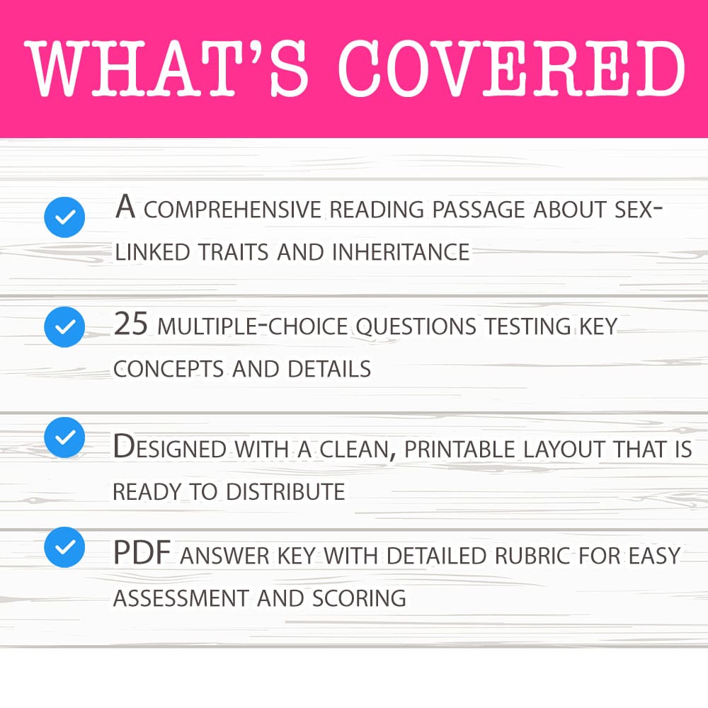 Grade 9 Science worksheet mcq paper worksheet — Grade 9 Science — Worksheet MCQ Paper for Mastering Sex-Linked Traits — pa…