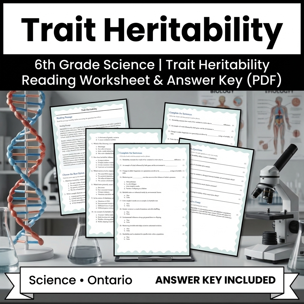 Grade 6 Science Unit Bundle – Ecosystems, Biodiversity & Environmental Impact — included worksheet 6