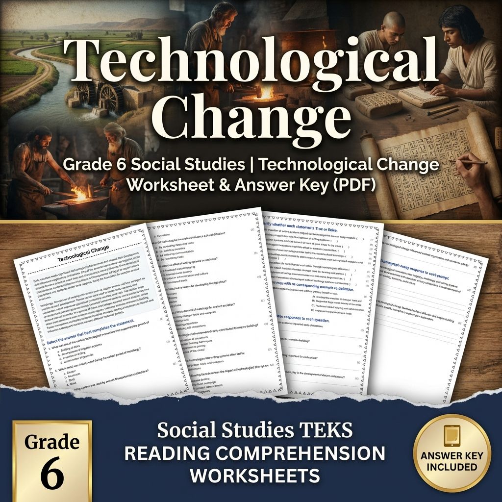Grade 6 Social Studies Bundle – Ancient Empires & Cultural Diffusion — included worksheet 4