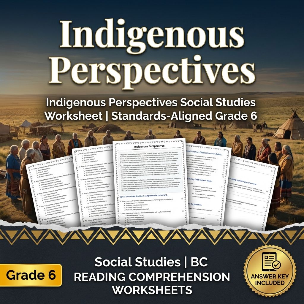 Grade 6 Social Studies Worksheet Bundle – BC Standards & Human-Environment Focus — included worksheet 17