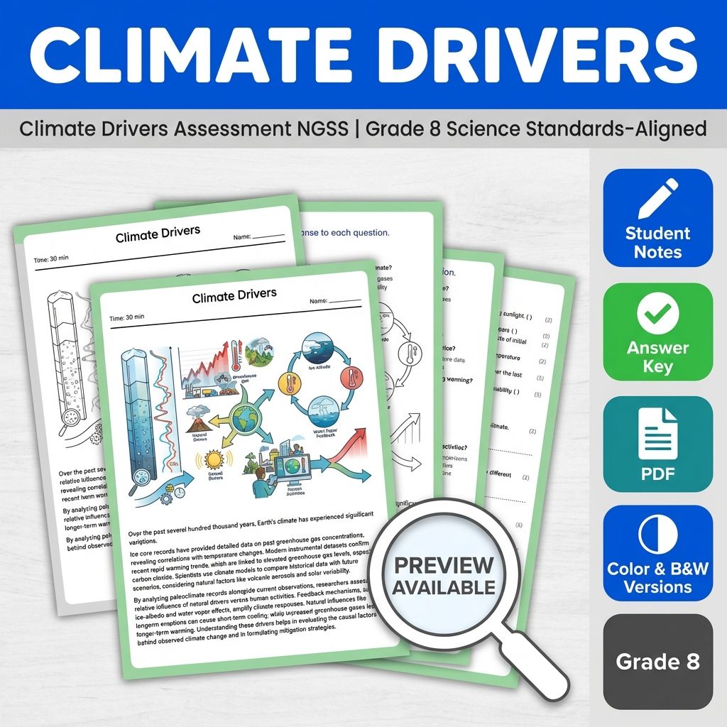 Lesson Grade 8 Science Mini Bundle – Earth & Human Activity Standards-Aligned — included worksheet 4