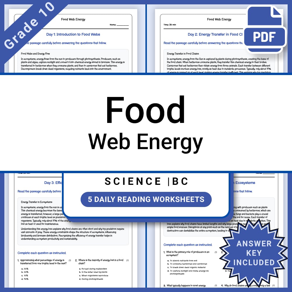 Grade 10 Science Full Year Curriculum Bundle | Physics, Genetics & Core Concepts — included worksheet 38