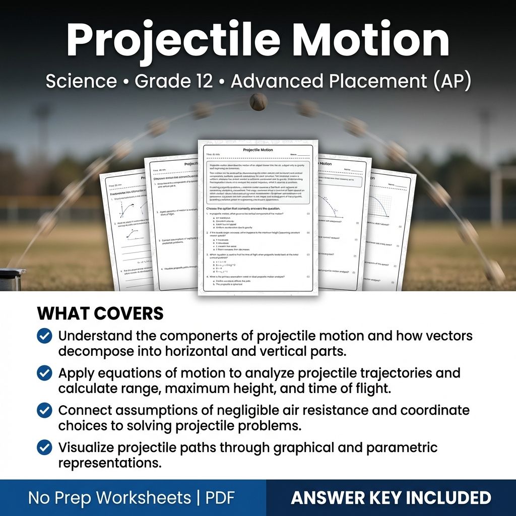 Grade 12 Science Worksheet Bundle | Advanced Concepts & Essential Topics — included worksheet 39
