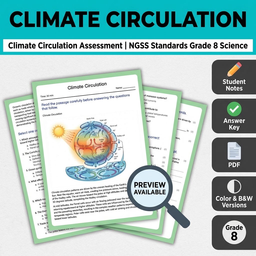 Grade 8 Science Mini Bundle – Earth's Systems & NGSS Standards-Aligned — included worksheet 5