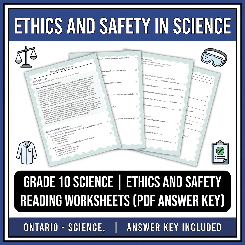 Grade 10 Science Bundle | Comprehensive Visual Data, Earth & Biology Concepts  — included worksheet 38