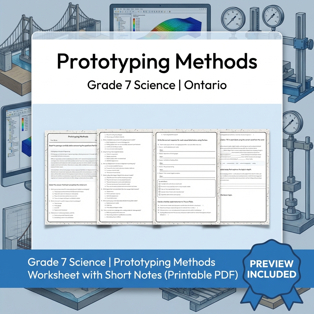 Grade 7 Science Full Year Bundle | Ecosystems & Heat Transfer — included worksheet 37