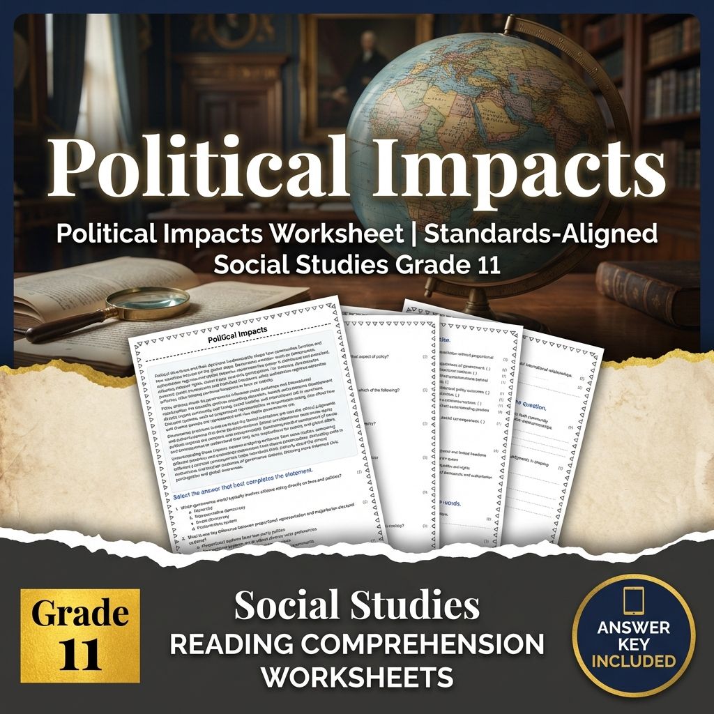 Political Impacts Worksheet | Standards-Aligned Social Studies Grade 11