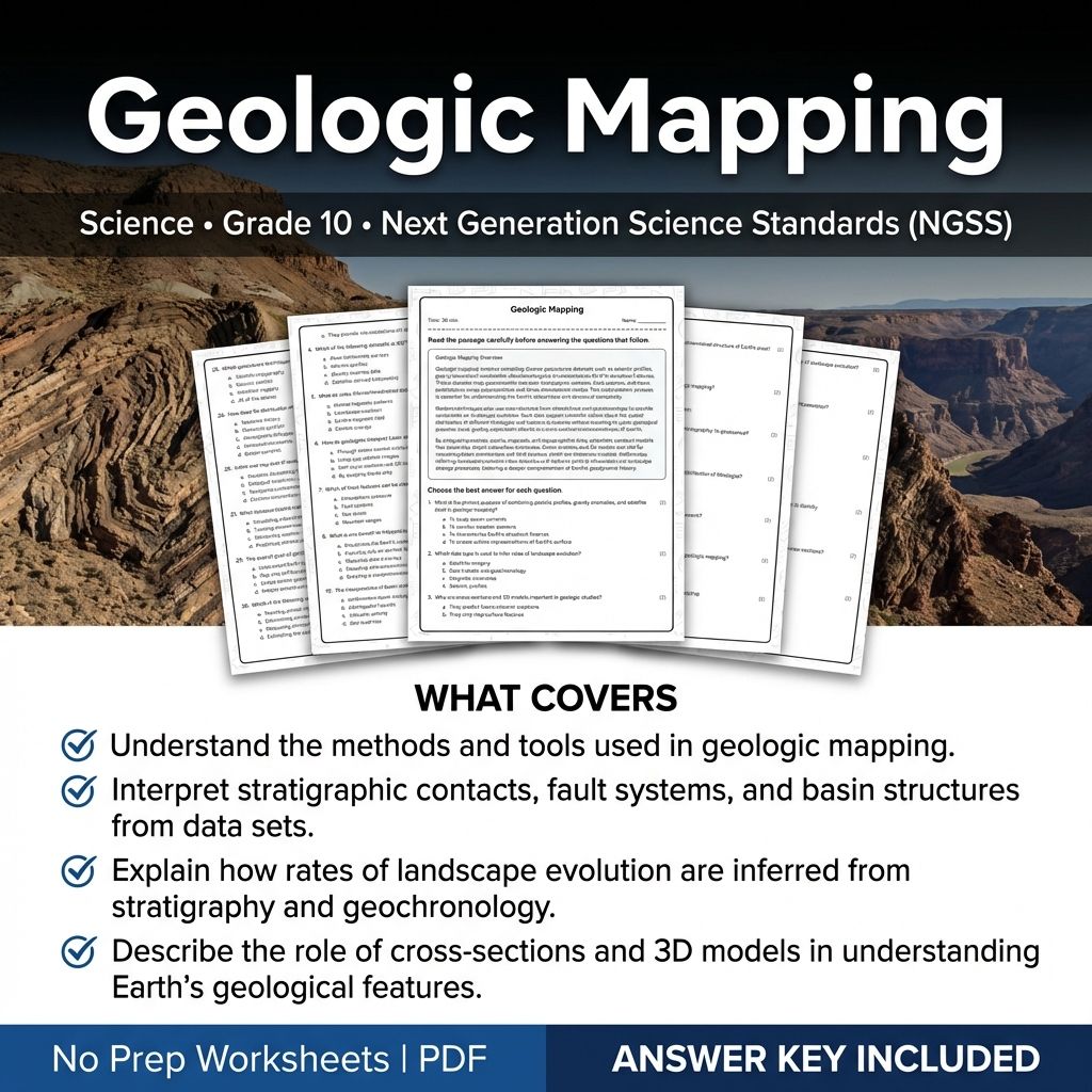Grade 10 Science Worksheets Bundle | Environmental, Physics & Biology Topics — included worksheet 45