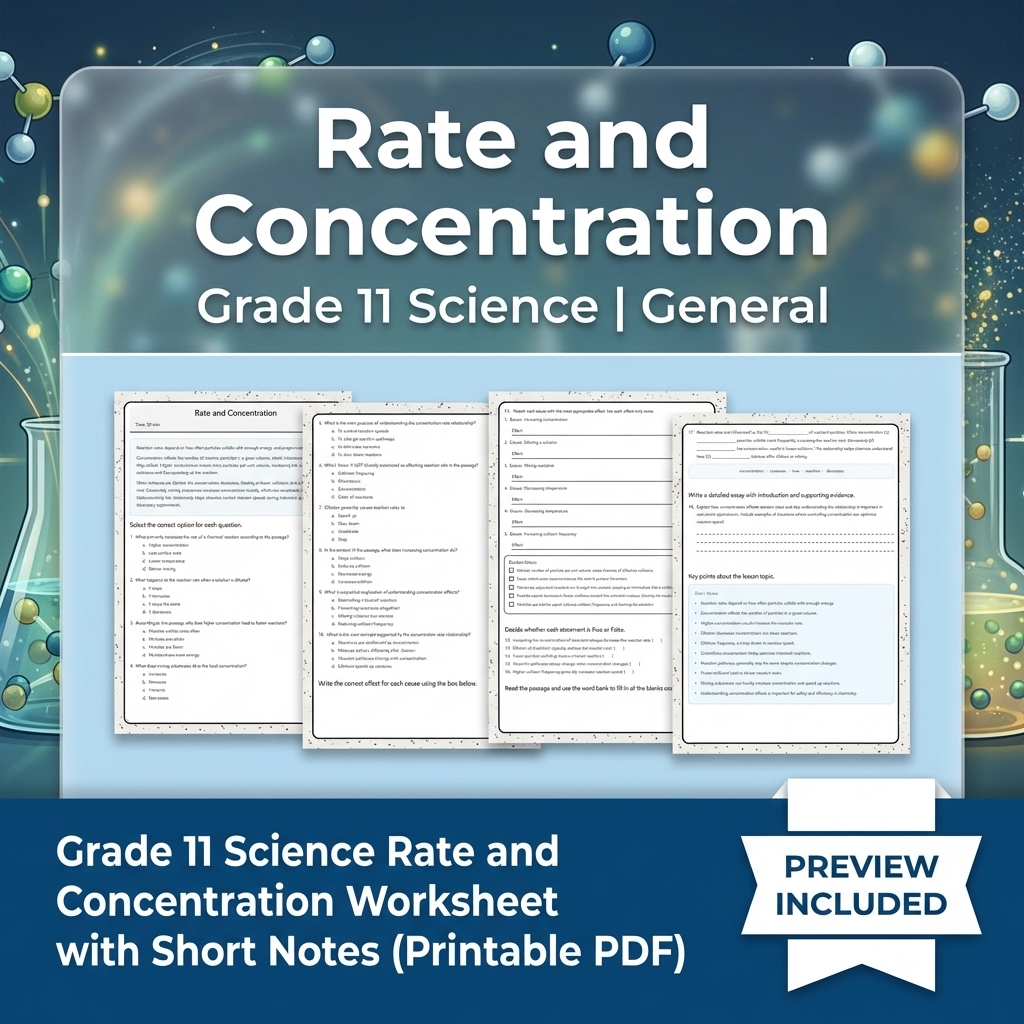 Grade 11 Science Modeling and Evidence Full-Year Bundle: General Framework — included worksheet 27