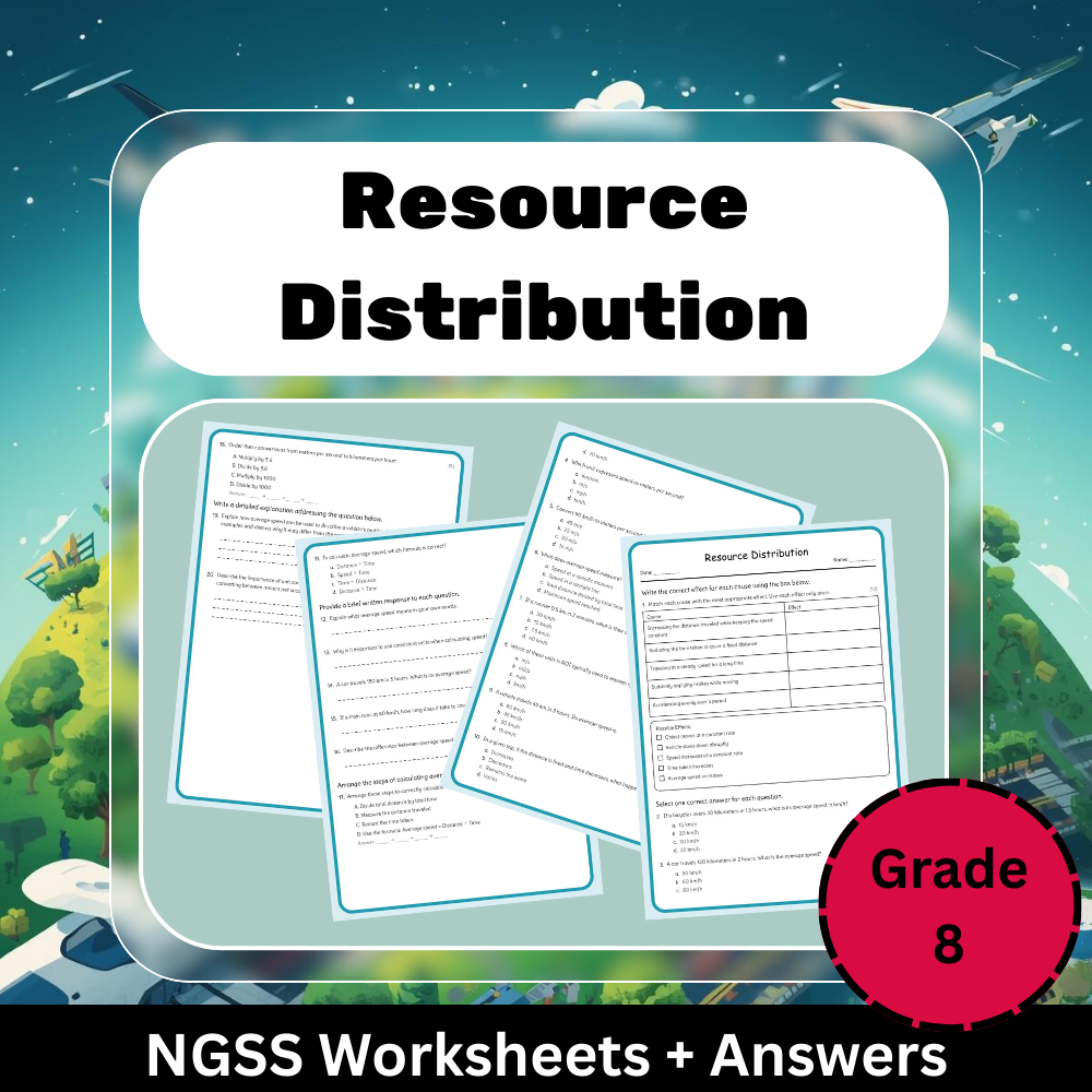 Grade 8 Science Unit | Climate & Environment NGSS Worksheets & Resources — included worksheet 4