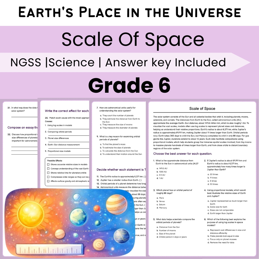 Grade 6 Science NGSS Worksheet Bundle | Comprehensive STEM Practice Pack — included worksheet 37