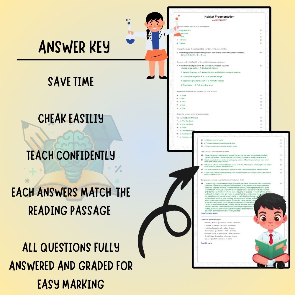 Grade 6 Science worksheet worksheet — Grade 6 Science – Invasive Species Worksheet (Worksheet + Answer Key) – Ontario Stan…