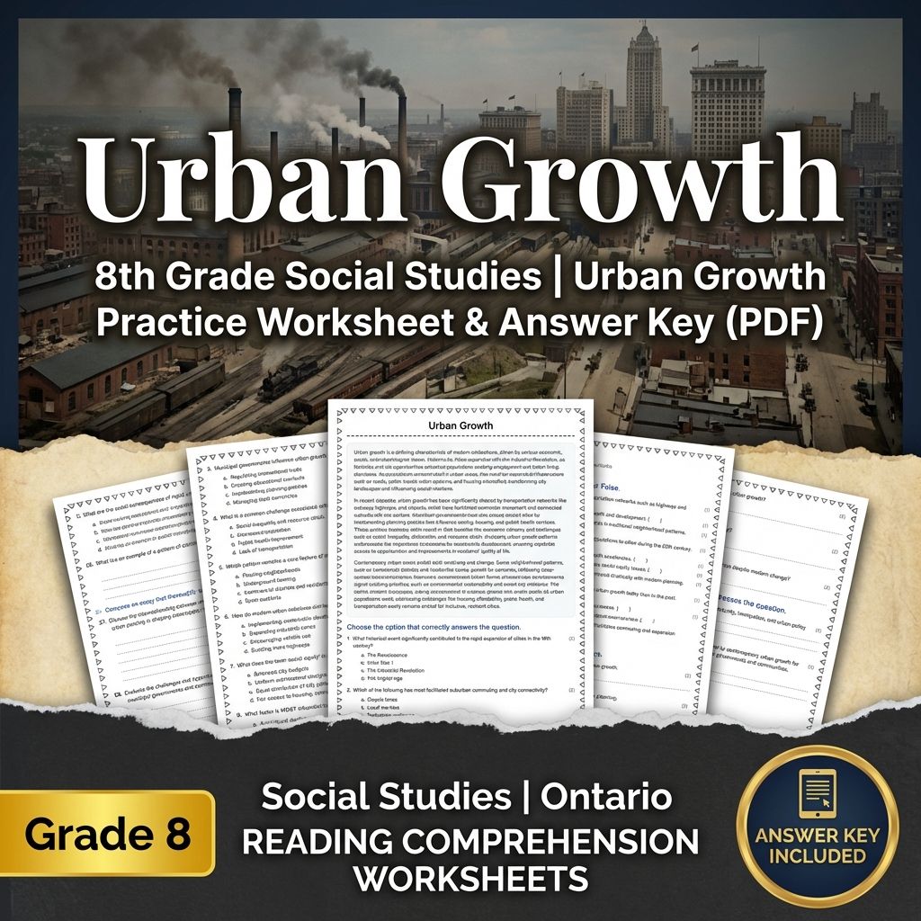 Grade 8 Social Studies Bundle | Critical Thinking & Key Concepts — included worksheet 24