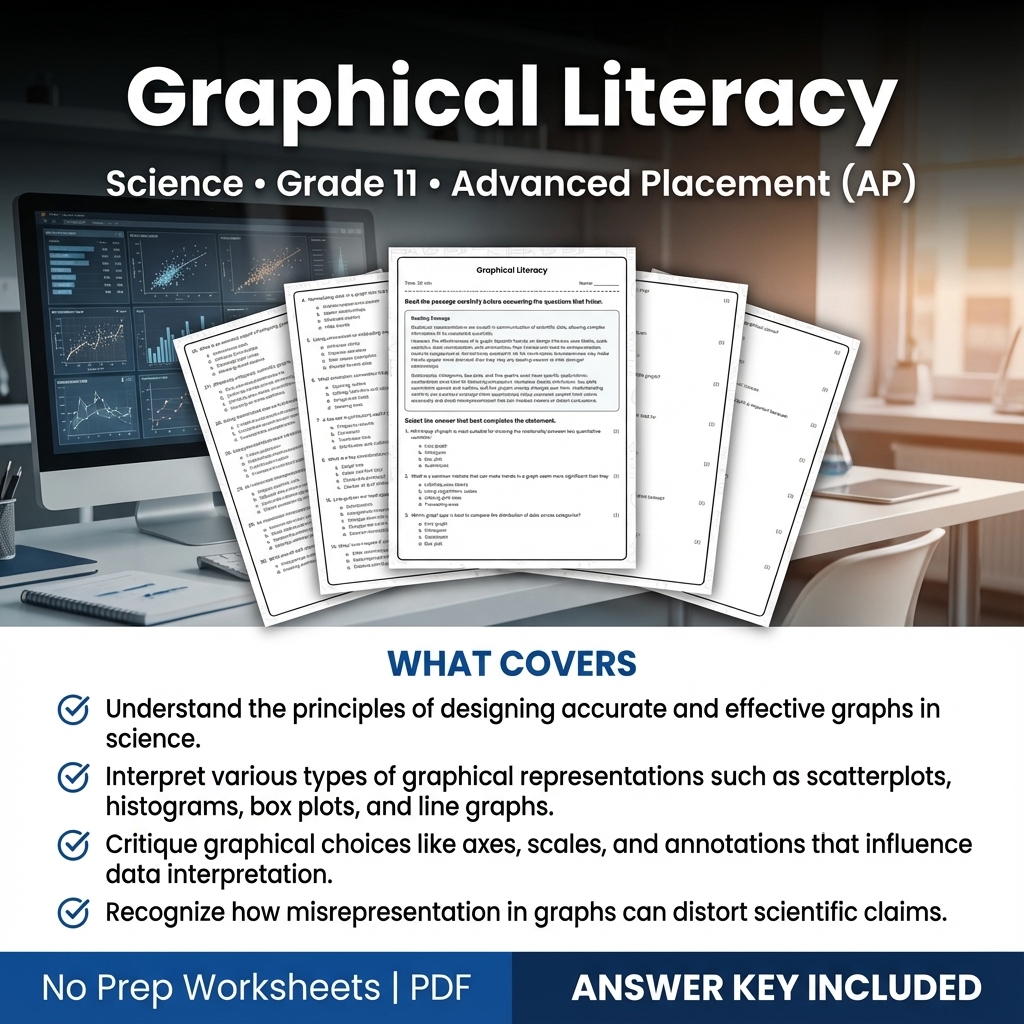 Grade 11 Science Worksheet Bundle | Earth's Systems, Chemistry & Physics — included worksheet 42