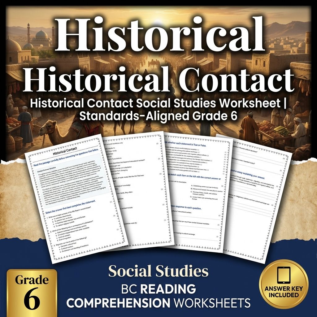 Grade 6 Social Studies Worksheet Bundle – BC Standards & Human-Environment Focus — included worksheet 19