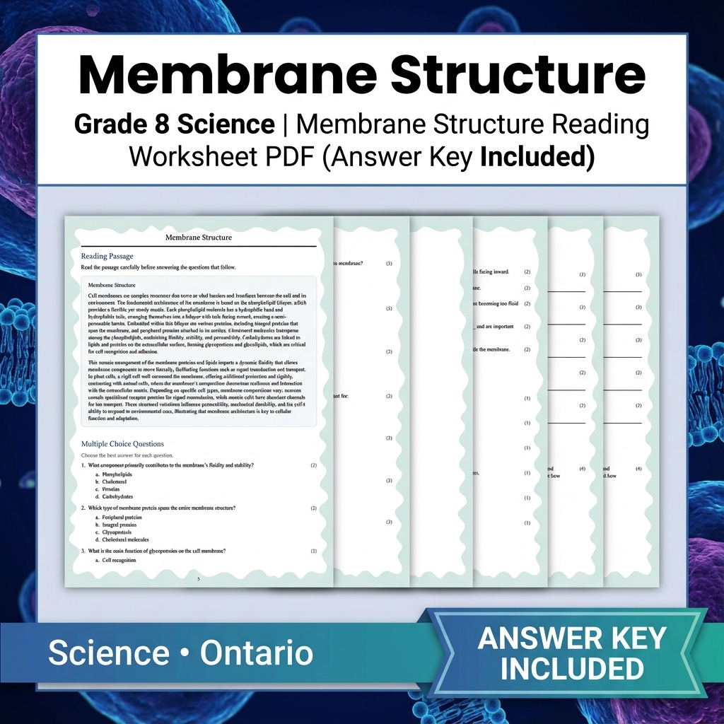 Grade 8 Science Worksheets Bundle | Biology, Physics & Earth Science Resources — included worksheet 40