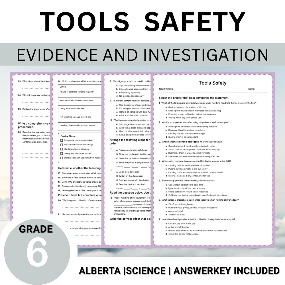 Grade 6 Science Worksheet Bundle – Comprehensive Assessment & Practice Pack — included worksheet 46